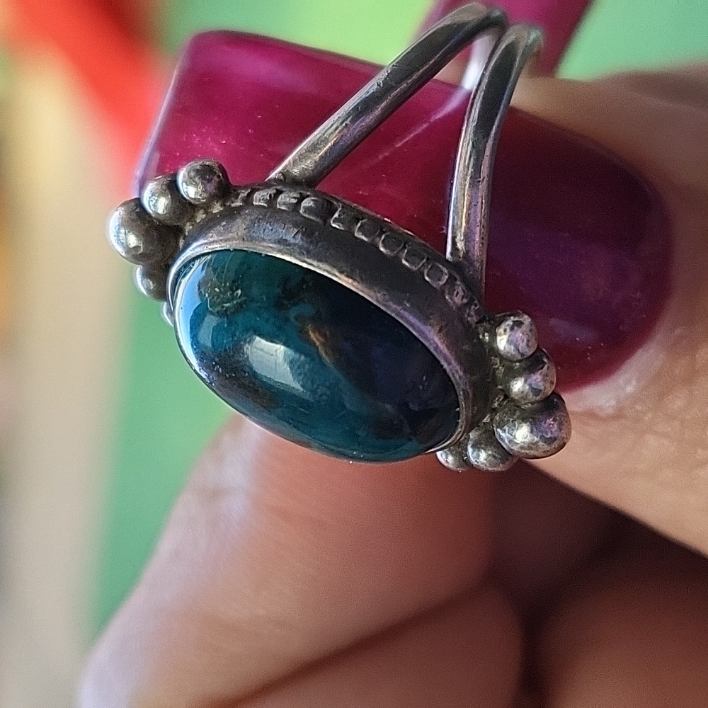 Silver Antique Ring - image 5